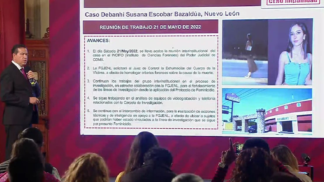 SSPC: Exhumarán cuerpo de Debanhi para una tercera autopsia