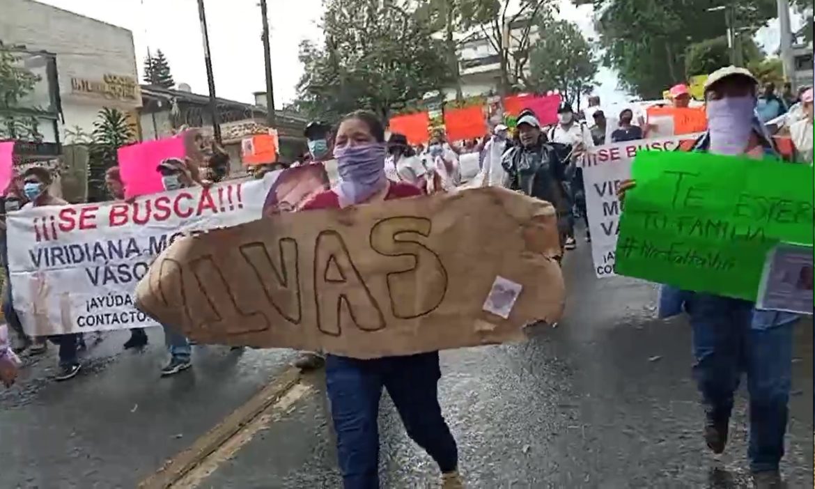 ‘¡Queremos la verdad!’: marchan en Xalapa por desaparición de Viridiana Moreno