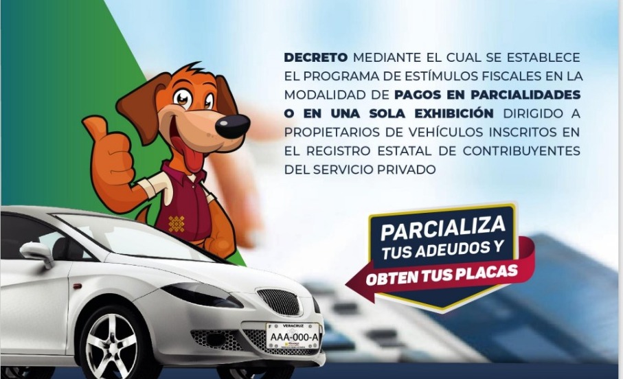 Ahora puedes cubrir en paguitos el canje de placas, adeudos y recargos de tu vehículo