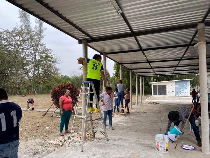 Por instrucción del gobernador, realizan trabajo voluntario de Tequio en Boca del Río