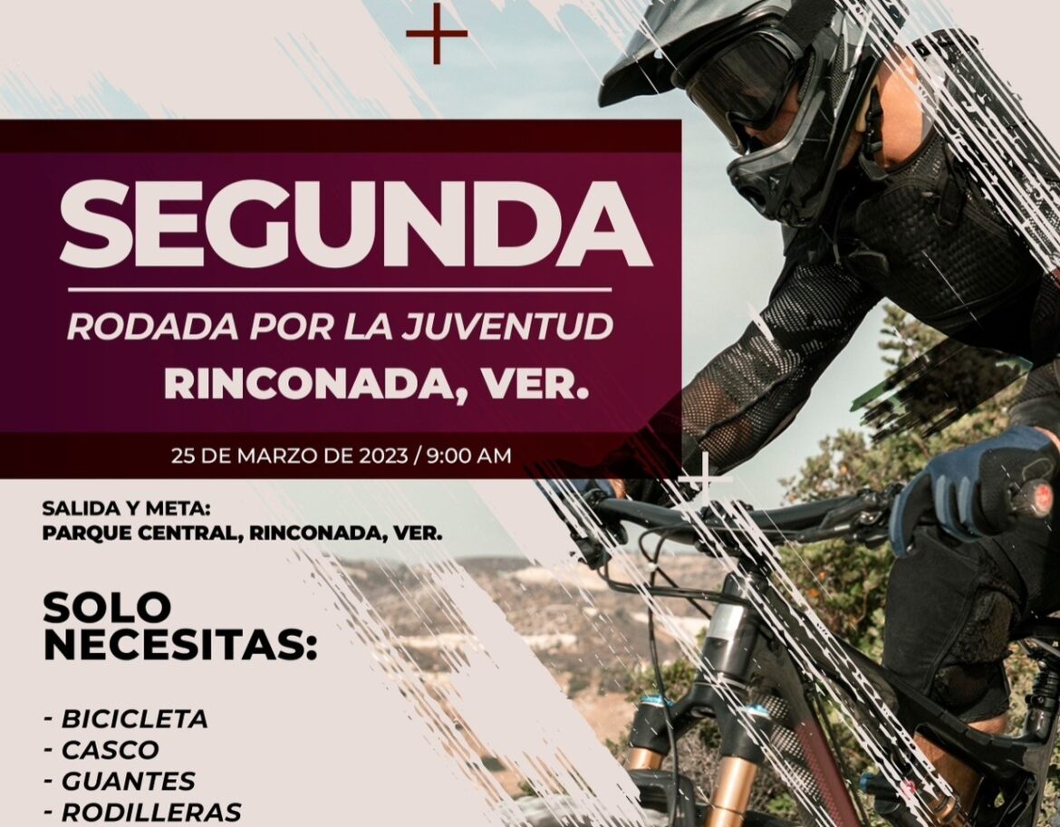 ¡Prepárate! Ya viene la Segunda Rodada por la Juventud en Rinconada