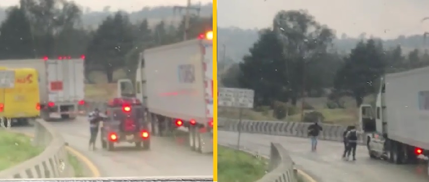 Sujetos armados realizan robo múltiple en carretera Orizaba-Puebla (Video)