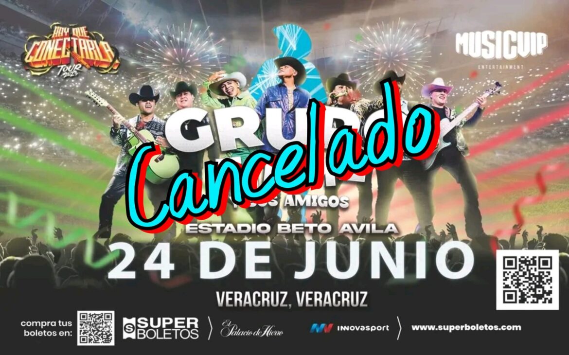 Adiós a Grupo Firme en el Beto Ávila, cancelan su concierto en Veracruz