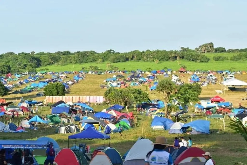 Por fuertes lluvias evacuan de emergencia a 2 mil niños scouts en La Aguada, Alvarado