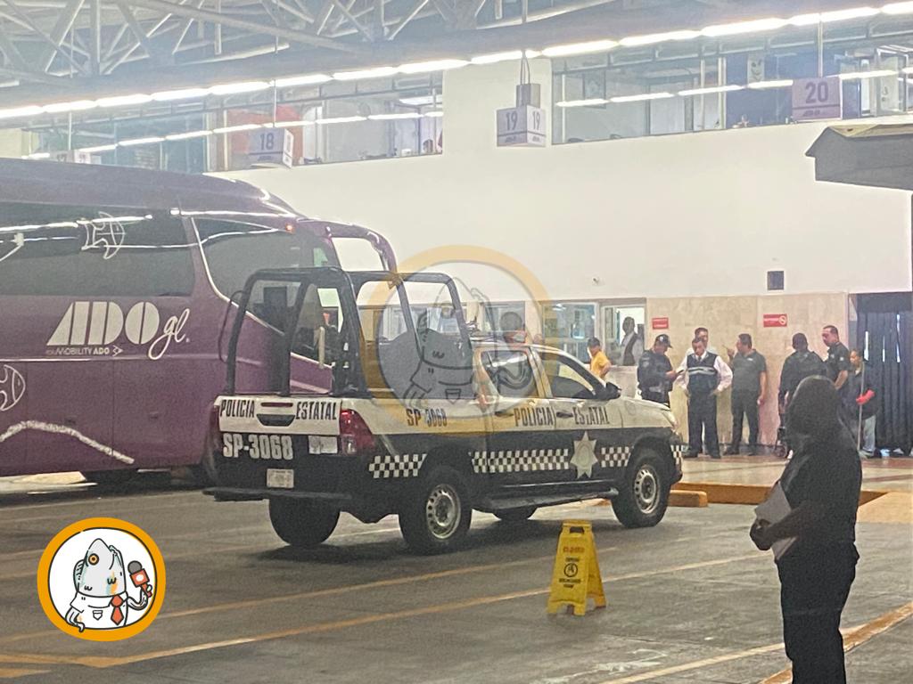 Mujer fallece repentinamente a bordo de un ADO en la terminal de Veracruz