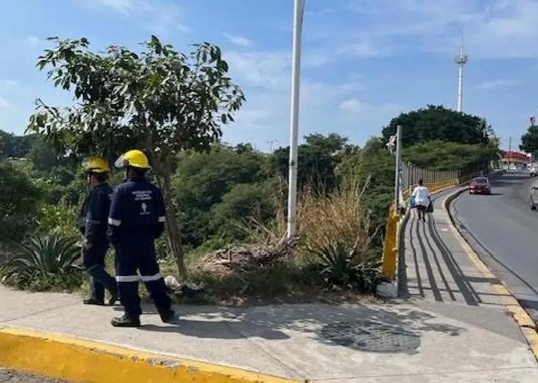 Héroe sin capa salva a mujer de aventarse de un puente en Veracruz