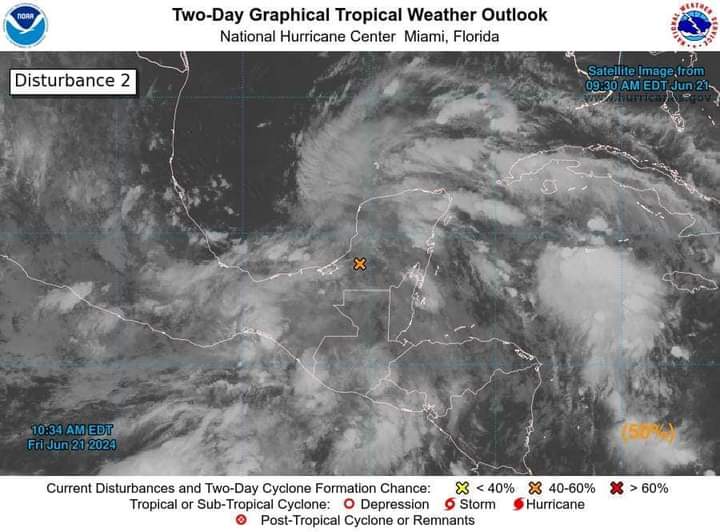 Activan alerta gris en Veracruz, tras la posible formación de un nuevo ciclón tropical