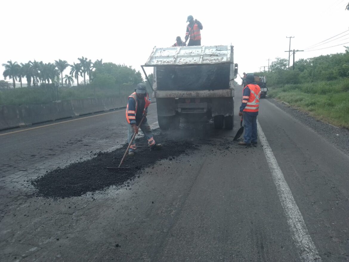 Dan manita de gato a carreteras de Veracruz